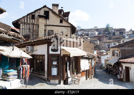 Negozi a Safranbolu Bazaar Foto Stock