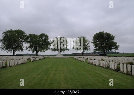 Cimitero di Londra e di estensione. Highwood, Longueval Foto Stock