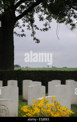 Cimitero di Londra e di estensione. Highwood, Longueval Foto Stock