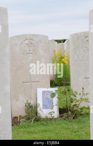 Cimitero di Londra e di estensione. Highwood, Longueval Foto Stock