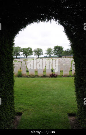 Cimitero di Londra e di estensione. Highwood, Longueval Foto Stock