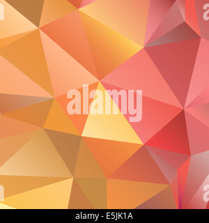 Abstract sfondo caldo di triangoli Foto Stock