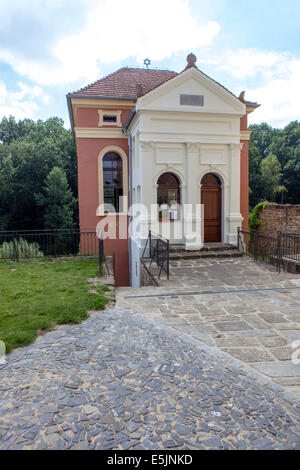 Sinagoga ebraica - Podskalská Street, Città Ustek - il più piccolo conservazione urbana nella Repubblica Ceca Boemia settentrionale Foto Stock