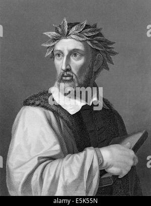 Torquato Tasso, 1544 - 1595, un poeta italiano della Controriforma, Foto Stock