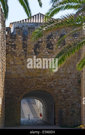 Gateway alla città vecchia di Lagos Algarve Foto Stock