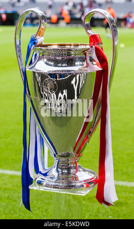 La Champions League Cup prima FC Bayern Munich vs Chelsea FC finale di UEFA Champions League game Foto Stock