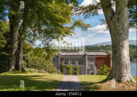 Plas Newydd, Anglesey, Galles, sul bordo del Menai Strait, ricostruita intorno al 1800 per il marchese di Anglesey Foto Stock