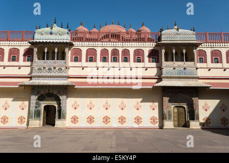 Palazzo di Città, Jaipur, Rajasthan, India Foto Stock