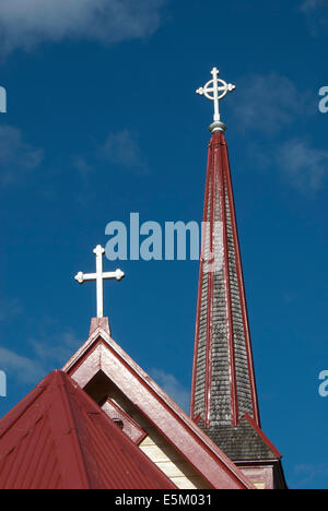 Guglia di San Giuseppe chiesa, Suore della Compassione convento, Gerusalemme, Fiume Wanganui, Wanganui, Isola del nord, Nuova Zelanda Foto Stock