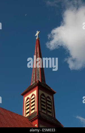 Guglia di San Giuseppe chiesa, Suore della Compassione convento, Gerusalemme, Fiume Wanganui, Wanganui, Isola del nord, Nuova Zelanda Foto Stock