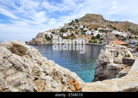 Hydra Island in Grecia Foto Stock