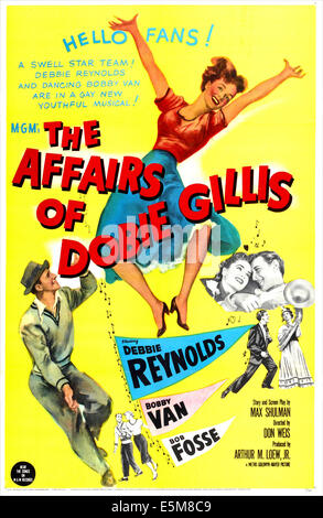 Gli affari di DOBIE GILLIS, noi poster, Debbie Reynolds, Bobby Van, 1953 Foto Stock