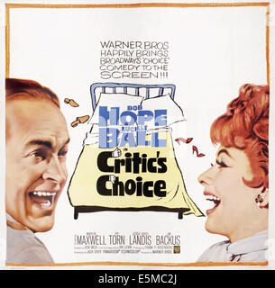 Critico le possibilità di scelta, noi locandina, da sinistra: Bob Hope, Lucille Ball, 1963 Foto Stock