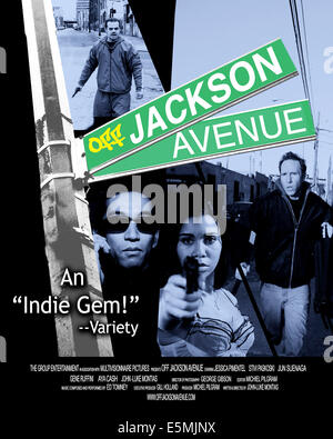OFF JACKSON AVENUE, Stivi Paskoski (top), Jessica Pimentel (centro inferiore), John-Luke Montias (a destra), 2008. Foto Stock