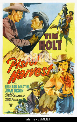 Pistola raccolto, noi poster, parte superiore da sinistra: Tim Holt, Mauritz Hugo, in basso da sinistra: Richard Martin, Joan Dixon, 1951 Foto Stock