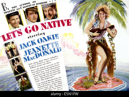 Andiamo native, Jeanette MacDonald, 1930 Foto Stock