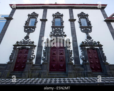 Dettagli dell'architettura,Ponta Delgada town, S.Miguel Island,le Azzorre Foto Stock