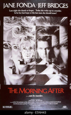 La mattina dopo, da sinistra: Jane Fonda, Jeff Bridges, 1986, TM & Copyright © XX Century Fox Film Corp./cortesia Everett Foto Stock