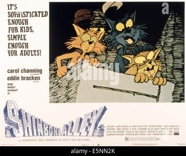 SHINBONE ALLEY, noi poster, 1971 Foto Stock