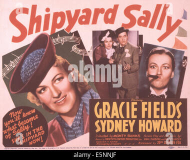 Cantiere Sally, noi poster, da sinistra: Gracie Fields (due volte), Sydney Howard, Gracie Fields, 1939, TM & Copyright © del xx secolo Foto Stock