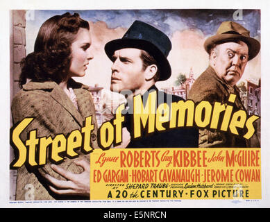 Strada di memorie, da sinistra, Lynne Roberts, John McGuire, Guy Kibbee, 1940. TM & Copyright ©XX Century Fox Film Foto Stock