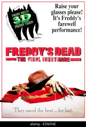 FREDDY è morto: l'Incubo Finale, (aka NIGHTMARE ON ELM STREET VI), 1991, © Nuova Linea/cortesia Everett raccolta, DFF 001VS, Foto Stock