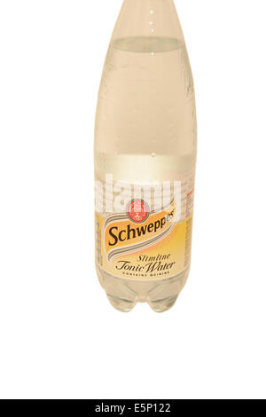 Slimline Schweppes acqua tonica Foto Stock