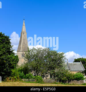 Vista di St Wilfrid la Chiesa, Kirkby in Ashfield, Nottinghamshire, Inghilterra. Foto Stock