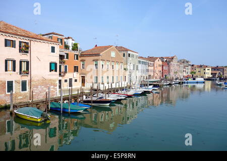 Una marina a Venezia, Italia Foto Stock