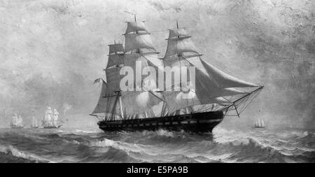 U. S. frigate costituzione - Old Ironsides Foto Stock