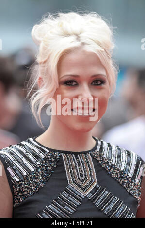 Amelia Lily assiste la Premiere mondiale delle parti soggette a usura 3 su 04/08/2014 di Odeon Leicester Square, Londra. Persone nella foto: Amelia Lily. Foto di Julie Edwards Foto Stock