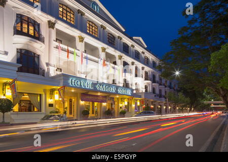 Hotel Saigon Morin al crepuscolo, tonalità, Thua Thien-Hue, Vietnam, Indocina, Asia sud-orientale, Asia Foto Stock
