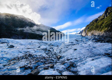 Fox Glacier, Westland Tai Poutini National Park, South Island, in Nuova Zelanda, Pacific Foto Stock