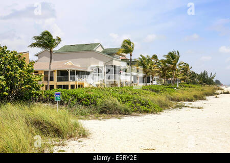 Fronte spiaggia sulla scatola di Bonita Beach in Florida Foto Stock