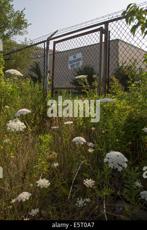 Mt. Galaad, Ohio - chiusa di HPM Corporation fabbrica. L'impianto realizzato in plastica e pressofusione attrezzature. Foto Stock