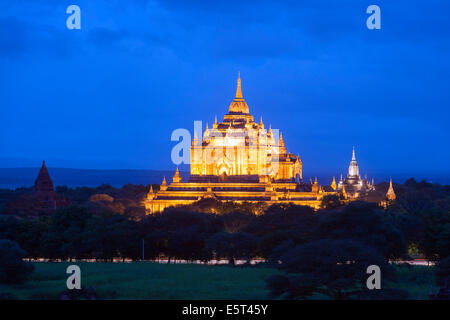 Il Sud Est Asiatico, Myanmar, Bagan, Thatbyinnyu Pahto tempio Foto Stock