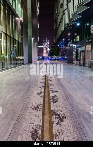 Più Luogo di Londra di notte. Londra, Regno Unito Foto Stock