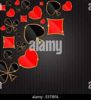 Sfondo astratto con la carta adatta per la progettazione. Vector illustrat Foto Stock
