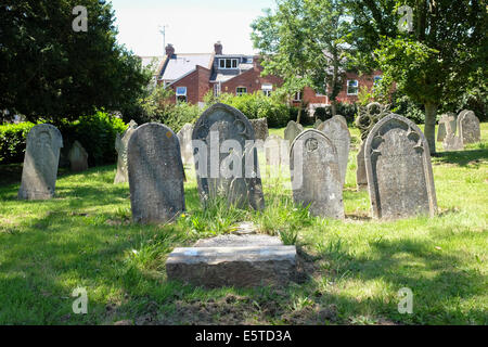 Tombe al Cimitero Maggiore di Exeter, England, Regno Unito Foto Stock