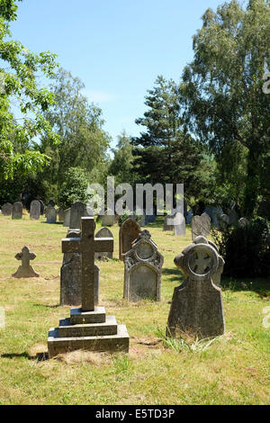 Tombe al Cimitero Maggiore di Exeter, England, Regno Unito Foto Stock