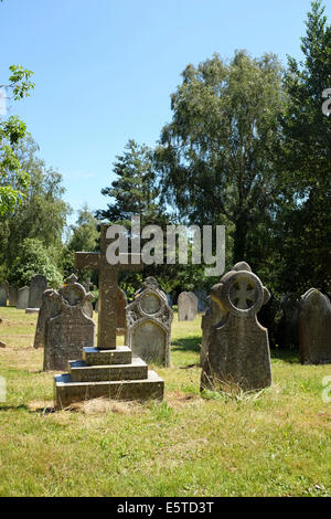 Tombe al Cimitero Maggiore di Exeter, England, Regno Unito Foto Stock