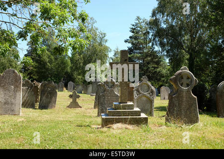 Tombe al Cimitero Maggiore di Exeter, England, Regno Unito Foto Stock