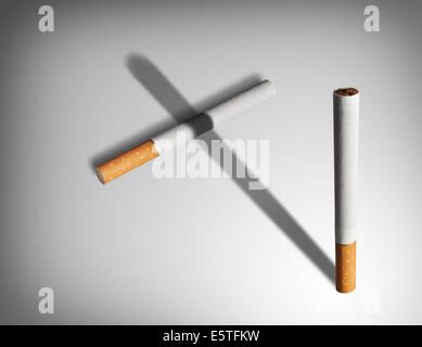 Il fumo uccide il concetto. Foto Stock