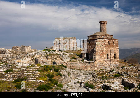 La moschea di cavolo riccio Castello Selçuk Turchia Foto Stock