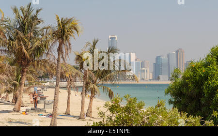 Jumeirah Beach Park a Dubai Foto Stock