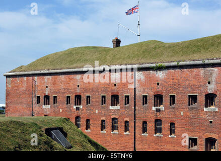 Fort Nelson, Portsdown Hill, Portsmouth, Hampshire, Inghilterra, Regno Unito; fa parte del Royal Armouries. Foto Stock