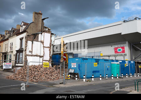 LFC vecchia casa demolizione Stadium Anfield Liverpool Regno Unito Regno Unito Inghilterra Gran Bretagna Foto Stock