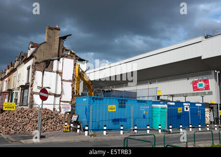 LFC vecchia casa demolizione Stadium Anfield Liverpool Regno Unito Regno Unito Inghilterra Gran Bretagna Foto Stock