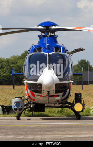 La polizia olandese elicottero in esposizione presso il Royal Netherlands Air Force giorni Foto Stock