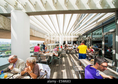OBA Oosterdok, bibliotheek, biblioteca centrale di Amsterdam, Paesi Bassi Foto Stock